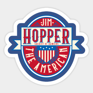 Sheriff Hopper The American - Beer Label Sticker